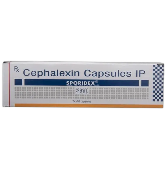 sporidex 250mg capsule 10's